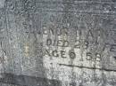 Ellenor Mary Ann DALEY,
sister,
died 28 Feb 1954 aged 58 years;
Murwillumbah Catholic Cemetery, New South Wales