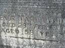 Ellenor Mary Ann DALEY,
sister,
died 28 Feb 1954 aged 58 years;
Murwillumbah Catholic Cemetery, New South Wales