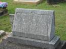 William WHITE,
died 12 Dec 1958 aged 76 years;
Murwillumbah Catholic Cemetery, New South Wales