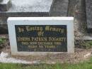 Joseph Patrick FOGARTY,
died 10 Dec 1988 aged 93 years;
Murwillumbah Catholic Cemetery, New South Wales