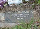 Francis Joseph WILSON,
23-2-1876 - 25-12-1953;
Murwillumbah Catholic Cemetery, New South Wales