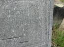 Alexander (Taff) SWEETNAM,
husband father,
died 24 Jan 1953 aged 53 years;
Murwillumbah Catholic Cemetery, New South Wales