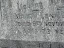 Mabel Lena QUIGAN,
died 9 Nov 1969 aged 78 years;
Murwillumbah Catholic Cemetery, New South Wales