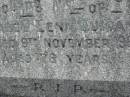 Mabel Lena QUIGAN,
died 9 Nov 1969 aged 78 years;
Murwillumbah Catholic Cemetery, New South Wales