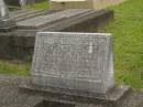 Leslie E. LUXFORD,
husband,
father of Enid & Leonard,
died 8 Aug 1949 aged 58 years;
Alice LUXFORD,
mother,
died 2 Feb 1969 aged 77 years;
Murwillumbah Catholic Cemetery, New South Wales