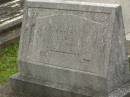 Helena Bridget DALY,
died 5 Sept 1951 aged 78 years;
Murwillumbah Catholic Cemetery, New South Wales