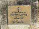 Gerard MUMFORD,
died 28-1-1985;
Murwillumbah Catholic Cemetery, New South Wales