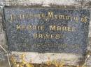 Kerrie Maree DAWES,
23-1-65 - 12-3-65;
Murwillumbah Catholic Cemetery, New South Wales