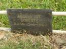 Angela Joy ROBERTS,
born 13-4-1960,
died 14-5-1964;
Murwillumbah Catholic Cemetery, New South Wales