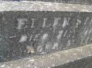 Ellen STEVENS,
wife mother,
died 21 Jan 1943 aged 51 years;
Murwillumbah Catholic Cemetery, New South Wales