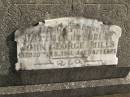 John George MILLS,
died 20 Feb 1941 aged 82 years;
Murwillumbah Catholic Cemetery, New South Wales
