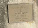 Arthur Ernest THORLEY,
5-9-1882 - 12-8-1941;
Cecilia Mary THORLEY,
18-4-1925 - 30-12-1939;
Mary Alice THORLEY,
28-1-1887 - 11-9-1968;
Murwillumbah Catholic Cemetery, New South Wales