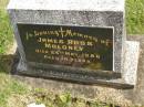 James Ross MALONEY,
died 24 May 1986 aged 76 years;
Murwillumbah Catholic Cemetery, New South Wales