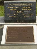 Kathleen Mary GILL,
died 12-1-1938 aged 41 years;
Henry William GILL,
died 21-11-1965 aged 74 years;
Edward Henry GILL,
born 18 May 1921,
missing believed killed in action Malaya Feb 1942;
John Shields GILL,
born 6 April 1932,
killed in action Korean War 4 Sep 1952;
Murwillumbah Catholic Cemetery, New South Wales
