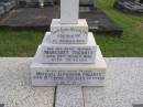 Margaret FOGARTY,
wife mother,
died 29 March 1936 aged 39 years;
Michael Alphonso FOGARTY,
father,
died 18 April 1952 aged 62 years;
Murwillumbah Catholic Cemetery, New South Wales
