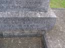 Frances Mary OKEEFE,
died 17 July 1939 aged 33 years;
Mary Patricia (Patty) OKEEFE,
died 25 Aug 1936 aged 3 years;
Murwillumbah Catholic Cemetery, New South Wales