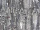 Jeremiah HANRAHAN,
died 9 Sept 1936 aged 69 years;
Murwillumbah Catholic Cemetery, New South Wales