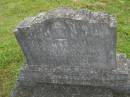 Ivy Margaret,
daughter of A.E. & D.F. TWOWHILL,
died 4 June 1943 aged 8 years;
Murwillumbah Catholic Cemetery, New South Wales