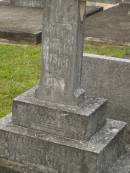 Katherine CORBETT,
died 18 Feb 1945 aged 74 years;
Murwillumbah Catholic Cemetery, New South Wales