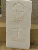 J.W. DALEY,
died 6 July 1944 aged 60 years;
Murwillumbah Catholic Cemetery, New South Wales
