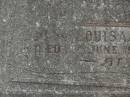 Francis Allan WALSH,
died 11 Nov 1945 aged 63 years;
Louisa Agnes WALSH,
died 23 June 1951 aged 68 years;
Murwillumbah Catholic Cemetery, New South Wales