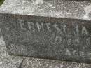 Ernest James SHACKELL,
father,
died 3 Nov 1970 aged 85 years;
Murwillumbah Catholic Cemetery, New South Wales