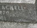 Ernest James SHACKELL,
father,
died 3 Nov 1970 aged 85 years;
Murwillumbah Catholic Cemetery, New South Wales