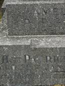 Amelia KELLY,
died 28 Sept 1949 aged 65 years;
Patrick Richard KELLY,
died 25 Jan 1954 aged 76 years;
Murwillumbah Catholic Cemetery, New South Wales