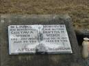 Gustav A WEBER
Jul 20 1915
34
Bertha H WEBER
Dec 13 1917
39 yrs
Mutdapilly general cemetery, Boonah Shire