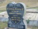 Ronald L PROFKE
Jan 5 1947
24 yrs
Mutdapilly general cemetery, Boonah Shire