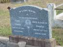 Franz PINSKER
20 Oct 1949
82 yrs
Ruth Elizabeth PINSKER
18 Oct 1957
86 yrs
Mutdapilly general cemetery, Boonah Shire