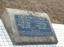 Romey Dallis MALONEY
7-5-1912 to 18-5-1986
Thelma Gertrude MALONEY
16-4-1909 to 26-2-1986
Mutdapilly general cemetery, Boonah Shire