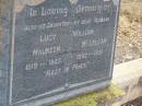 Lucy Maureen MCLELLAN,
1919 - 1923,
daughter;
William MCLELLAN,
1892 - 1931,
husband;
Nobby cemetery, Clifton Shire