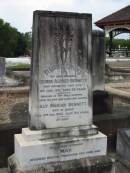 George Alfred Bennett, Lilly Marian Bennett
Nundah German Station Cemetery: (AlburyBridges relatives)