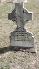 Peter PIANTA
d: 15 Jan 1912 aged 68
Peak Downs Memorial Cemetery Capella Cemetery