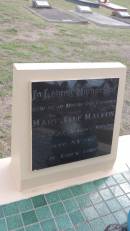 Mary Jane MALLON
d: 27 Aug 1992 aged 83
Peak Downs Memorial Cemetery Capella Cemetery