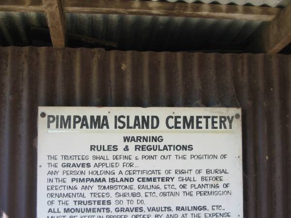 Pimpama Island cemetery, Gold Coast  | 