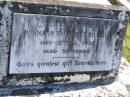 
Hermann Grougett BILLIAU,
died 12 Dec 1931 aged 58 years;
Pimpama Island cemetery, Gold Coast

