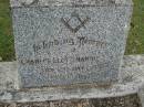 Charles Lloyd HARRIS,
died 12 July 1983 aged 63 years;
Pimpama Uniting cemetery, Gold Coast