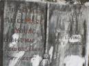 Alice Maria YOUNG,
died 14 Mar 1931 aged 63 years,
erected by daughters;
Pimpama Uniting cemetery, Gold Coast