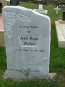 Jodie Maree WALTON,
21-06-1980 - 12-09-2003;
Pimpama Uniting cemetery, Gold Coast