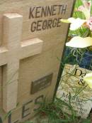 Kenneth George SCALES,
26-8-1926 - 13-3-1995;
Audrey Joan SCALES,
wife,
31-5-1927 - 2-1-2004;
parents of Christine, David, Richard, Michael & Mark;
Pimpama Uniting cemetery, Gold Coast