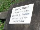 James J. TROWER,
3-12-1907 - 22-11-1982;
Lillian G. TROWER,
27-2-1915 - 12-7-1986;
Pine Mountain St Peters Anglican cemetery, Ipswich