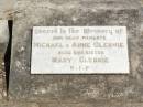 Michael & Anne GLENNIE, parents;
Mary GLENNIE, sister;
Pine Mountain Catholic (St Michaels) cemetery, Ipswich