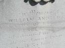 William ANDREWS, of ?? England,
died 16 Jan 1880 aged 35 years;
Catherine ANDREWS, wife,
died 21 Nov 1918 aged 78 years;
Elizabeth SHEPPARD,
died 12 March 1958 aged 88;
Francis Joseph SHEPPARD,
died 16 march 1945 aged 65;
Pine Mountain Catholic (St Michaels) cemetery, Ipswich
