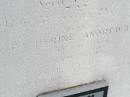 William ANDREWS, of ?? England,
died 16 Jan 1880 aged 35 years;
Catherine ANDREWS, wife,
died 21 Nov 1918 aged 78 years;
Elizabeth SHEPPARD,
died 12 March 1958 aged 88;
Francis Joseph SHEPPARD,
died 16 march 1945 aged 65;
Pine Mountain Catholic (St Michaels) cemetery, Ipswich
