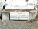Catherine Anne, wife of John Joseph MAHON,
died 2 Sept 1943 aged 68 years;
John Joseph MAHON,
died 15 Oct 1960 aged 93 years;
Pine Mountain Catholic (St Michaels) cemetery, Ipswich