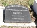 Mary Frances (Molly) OBRIEN,
died 22 July 1986 aged 58 years;
Pine Mountain Catholic (St Michaels) cemetery, Ipswich