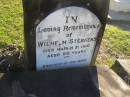 Wilhelm STEBHENS,
died 31 March 1910 aged 56 years,
Polson Cemetery, Hervey Bay