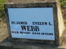James WEBB,
died 18-11-61 aged 88 years;
Evelyn L. WEBB,
died 14-1146 aged 48 years;
Polson Cemetery, Hervey Bay